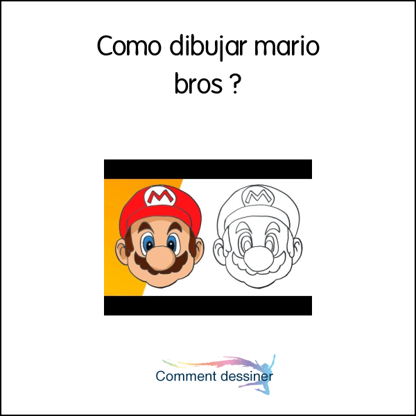 Como dibujar mario bros